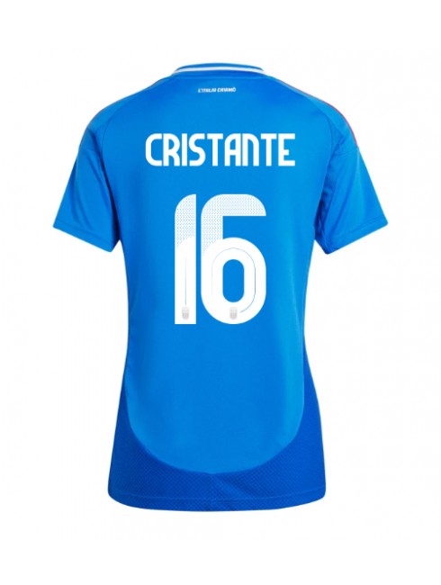 Billige Italia Bryan Cristante #16 Hjemmedrakt Dame EM 2024 Kortermet Billige Italia Bryan Cristante #16 Hjemmedrakt Dame EM 2024 Kortermet